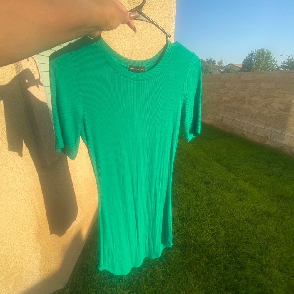 Green Long dress